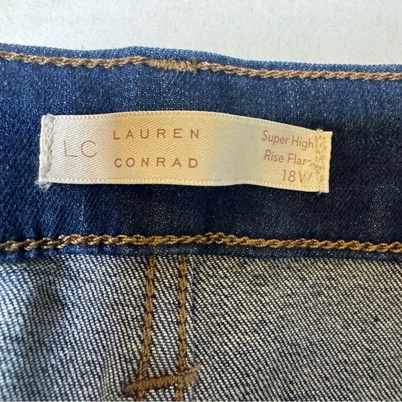 LC Lauren Conrad Super High-Rise Flare Jeans - Picture 6 of 8